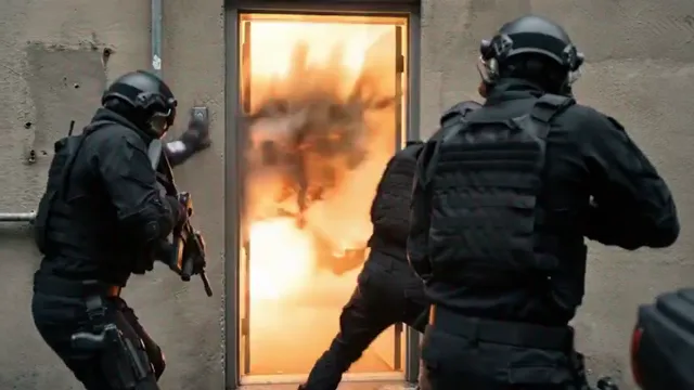 Seedance 2.5 tactical breach and car chase film sequence