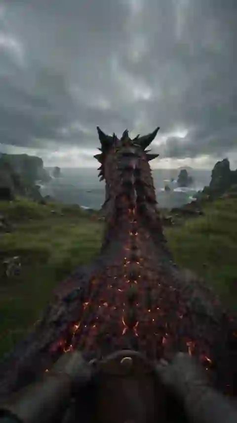 AI video example - 🐉 Dragon Rider POV